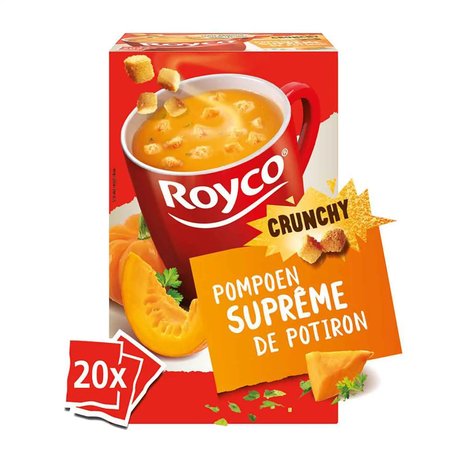 20x Royco crunchy supreme pumpkin 22,5g