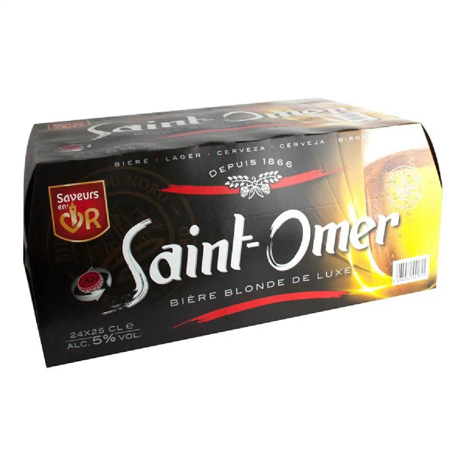 24x Saint-Omer 25cl Alc 5% - Buy at Real Tobacco